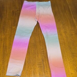 Wonder Nation Pink and Green Gradient Leggings